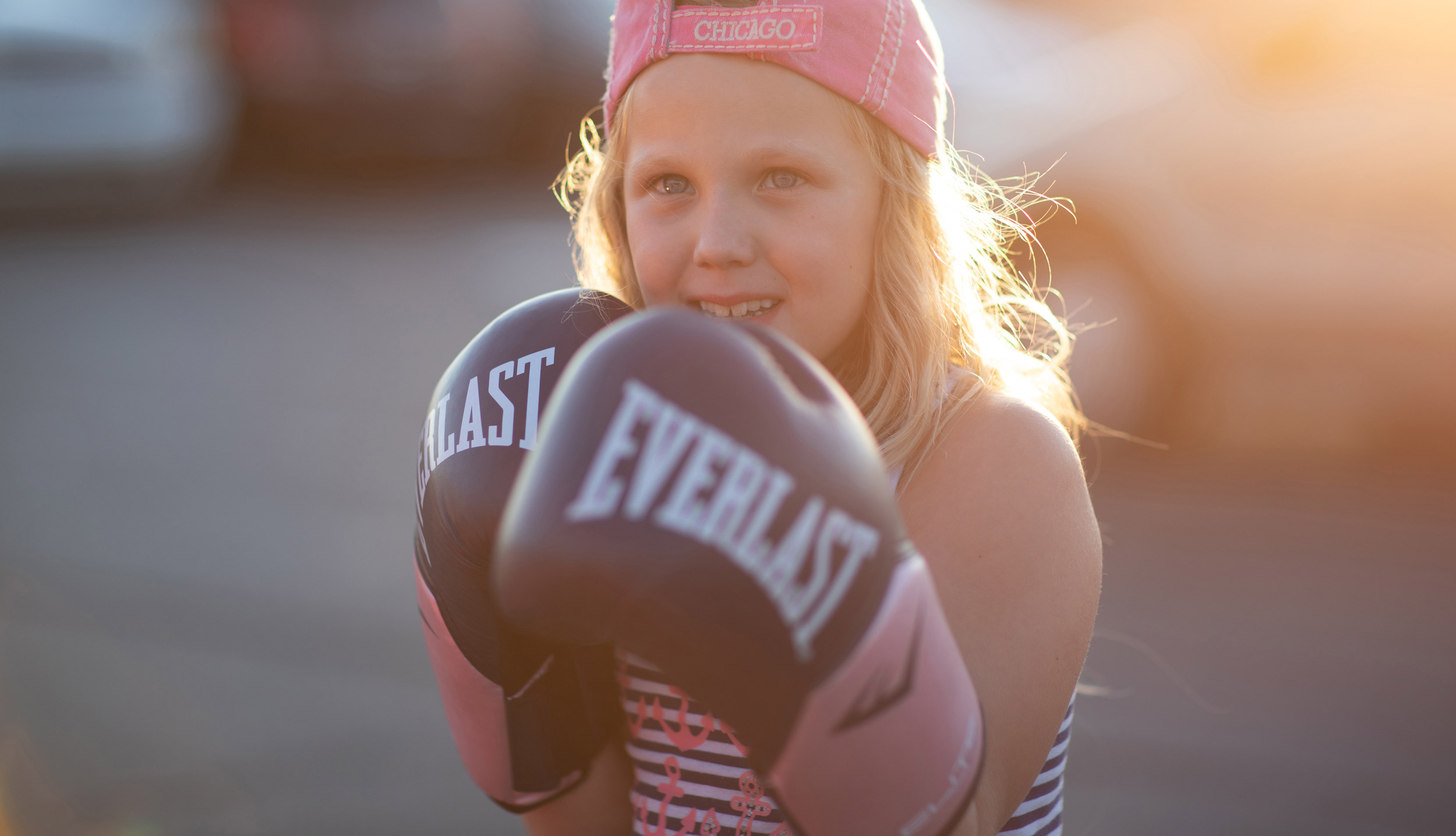 Sonya Kazaryan first boxing lesson